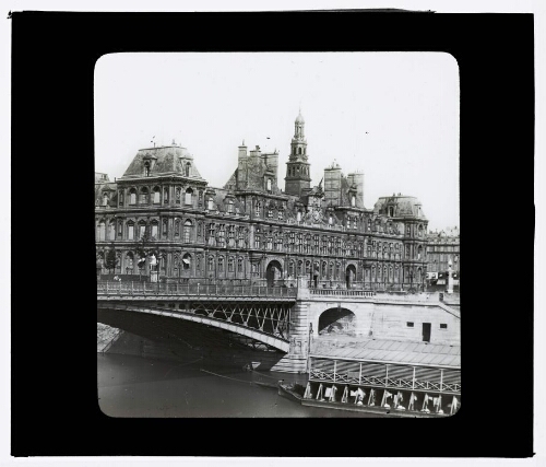 Paris - L'Hôtel de Ville avant 1870 (31654)