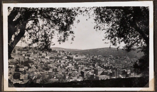 Hébron, vu de la colline d'Arbaïn