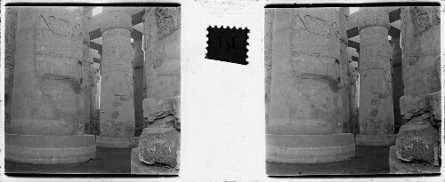 41 - Temple d'Amon. Allée transversale, vue diagonale