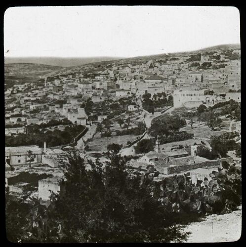 Terre Sainte. Nazareth : vue panoramique