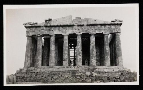 H12 : Athènes : Le Parthénon, façade Ouest