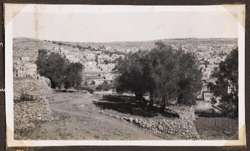 Hébron : Nimra (Mambré authentique vu de la colline d'Arbaïn)
