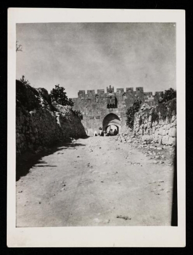 Jérusalem : les remparts [Porte Saint-Etienne]