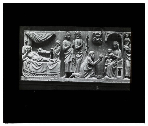 [Paris] - Notre-Dame, nativité (clôture du choeur). Musée de sculpture comparée (730)