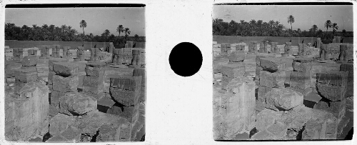 54 - Abydos. Ruines du temple de Ramsès II (18e degré)