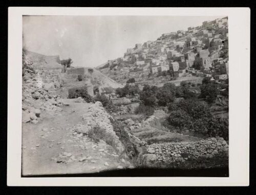 Jérusalem : vallée du Cédron [Le Jardin du Roi, vue Sud-Nord]