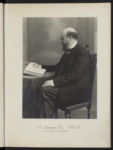 M. Jacques de Vaux, du comité des Régents