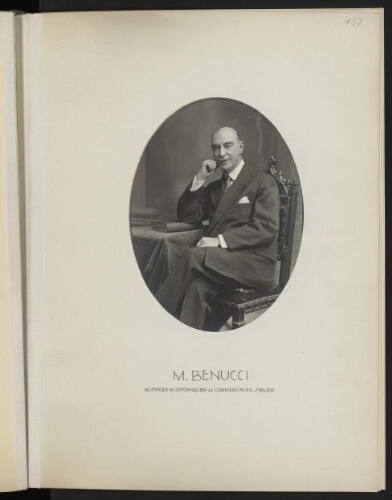 M. Benucci, sciences économiques et commerciales - italien
