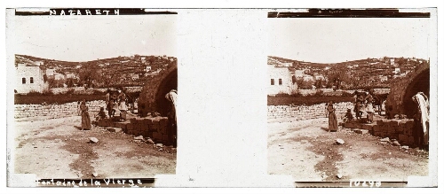 Palestine. Nazareth. Fontaine de la Vierge