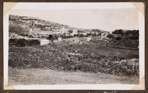 Nazareth : vu de la route de Caïffa (direction Nord-Est)