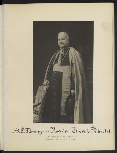 S. E. Monseigneur André du Bois de la Villerabel