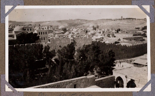 Sud-Est de Jérusalem vu du dôme de la Dormition