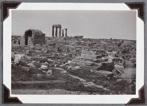 Corinthe. Agora ; Temple d'Apollon