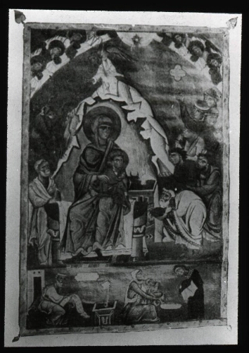 Jérusalem. Manuscrit améchite : Nativité