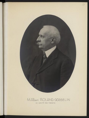 M. Albert Roland Gosselin, du comité des Régents