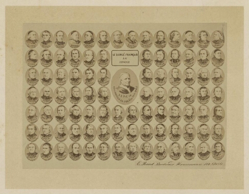 Le clergé français au concile de 1869 [dessin]