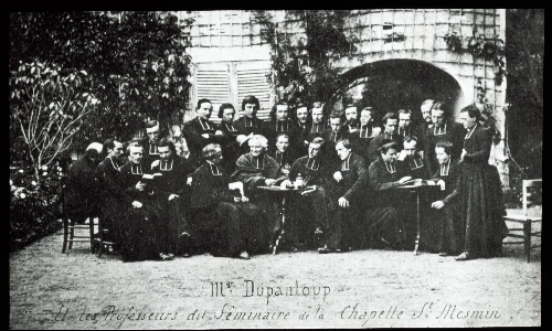 Mgr Dupanloup et les professeurs du séminaire de La Chapelle-Saint-Mesmin