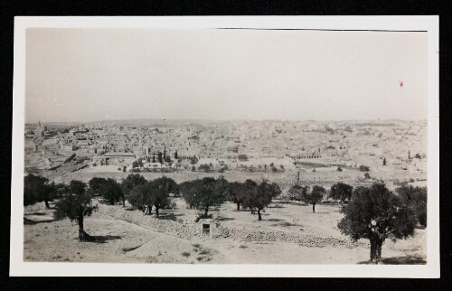 Jérusalem, direction Ouest
