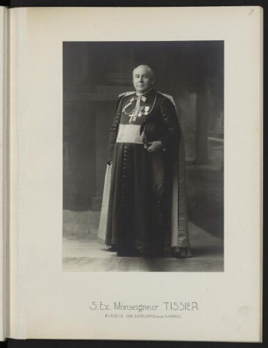 S. Ex. Monseigneur Tissier, évêque de Châlons-sur-Marne