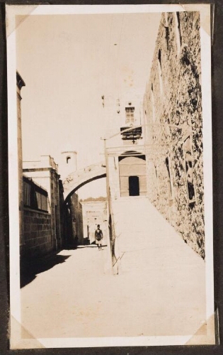 Jérusalem : Rue Notre-Dame, 1ère et 2e stations du chemin de croix