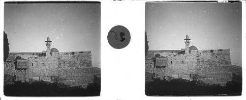26 - Mur du Haram. Au Sud-Ouest, Arc de Wilson