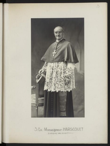 S. Ex. Monseigneur Harscouet, évêque de Chartres