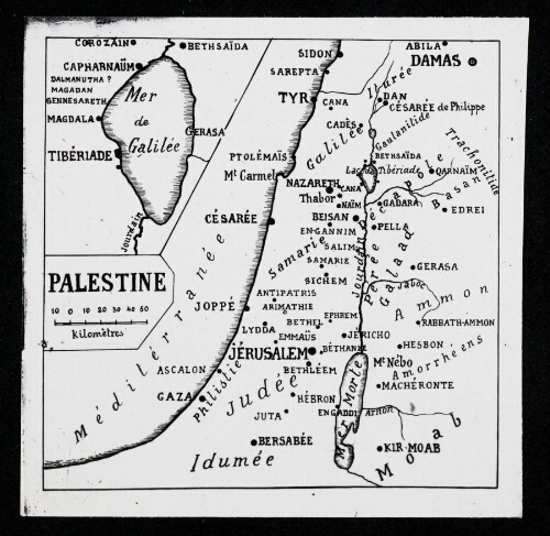 C0 : Carte de la Palestine