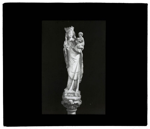 Paris : [Notre-Dame], Vierge du pilier XIVe s. (78)