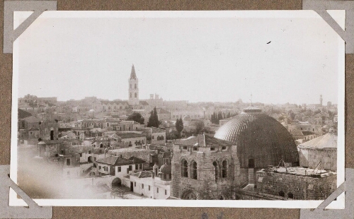 Jérusalem Ouest-Nord-Ouest : Vue prise du clocher de l'église protestante allemande