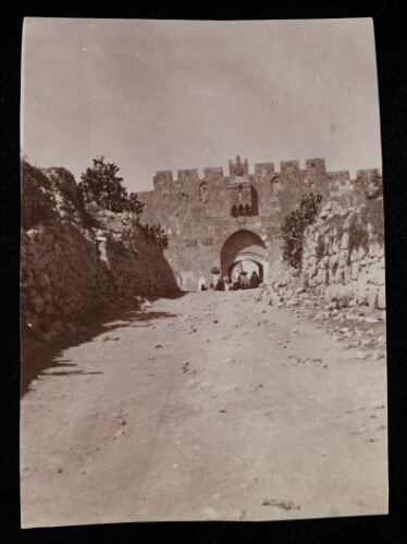 Jérusalem : les remparts [Porte Saint-Etienne]