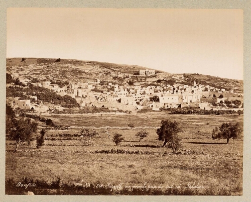 Nazareth, vue générale prise du sud-est - Palestine