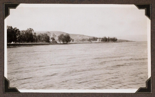 La rive Nord-Ouest du lac, vu d'Aïn Tabigha