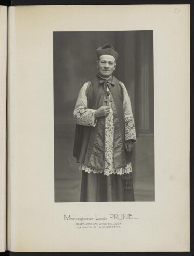 Monseigneur Louis Prunel, protonotaire apostolique, vice-recteur honoraire