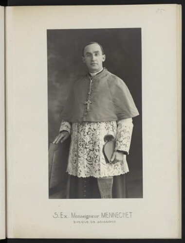 S. Ex. Monseigneur Mennechet, évêque de Soissons