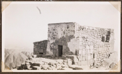 La chapelle de Moïse au sommet du Djebel Mouça