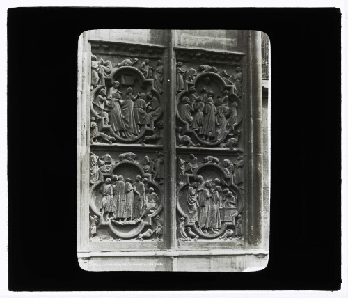 Paris. Cathédrale, bas-relief du transept sud côté gauche (14061/67)
