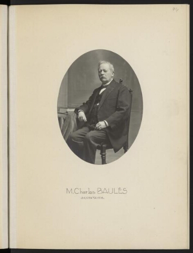 M. Charles Baulès, secrétaire