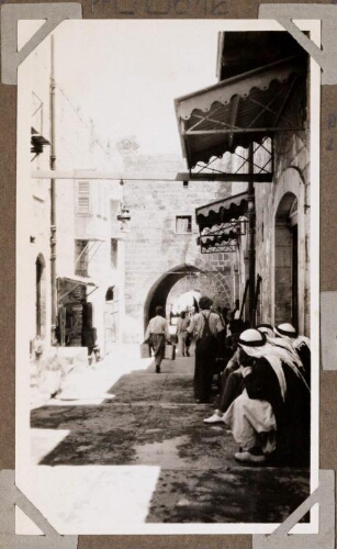 Jérusalem : A l'entrée de la rue Salomon