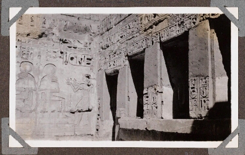 Medinet Habou : temple de Ramsès III, Une des chambres (n°11) qui ouvraient sur la salle hypostyle