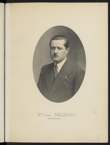 M. Louis Sauzeau, secrétaire