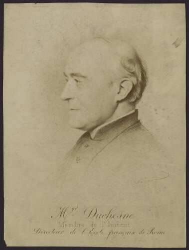 Mgr Louis Duchesne, membre de l'Institut