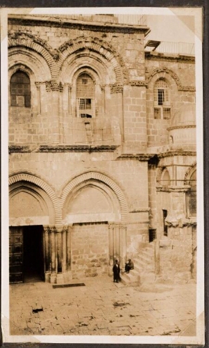 Jérusalem : Façade du Saint-Sépulcre
