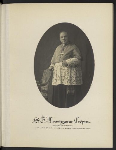 S. E. Monseigneur Crépin