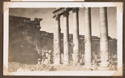 Palmyre : Colonnade au Sud de la terrasse du temple du soleil