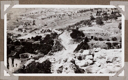 Jérusalem : Sud de l'éperon d'Ophel (fouille de Weill 1924)
