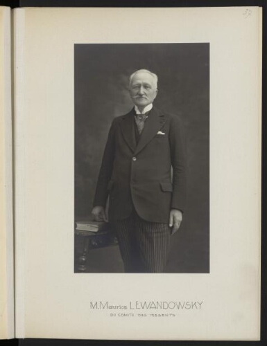 M. Maurice Lewandowsky, du comité des Régents