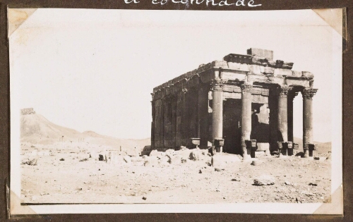 Palmyre : Petit temple