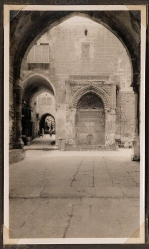 Jérusalem : Le Haram Es Sérif : Porte de la Chaîne (Bab Es Silsilé)