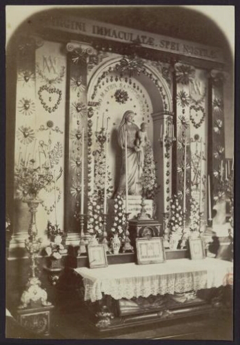 Paris, église Saint-Séverin : autel de la Vierge