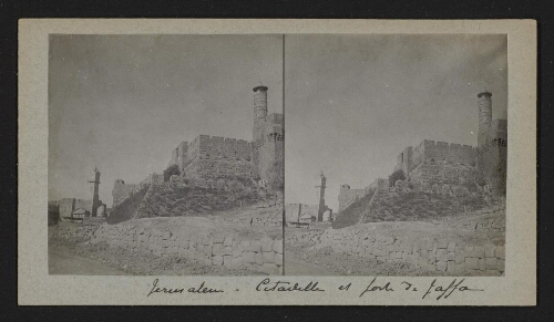 Jérusalem - Citadelle et porte de Jaffa